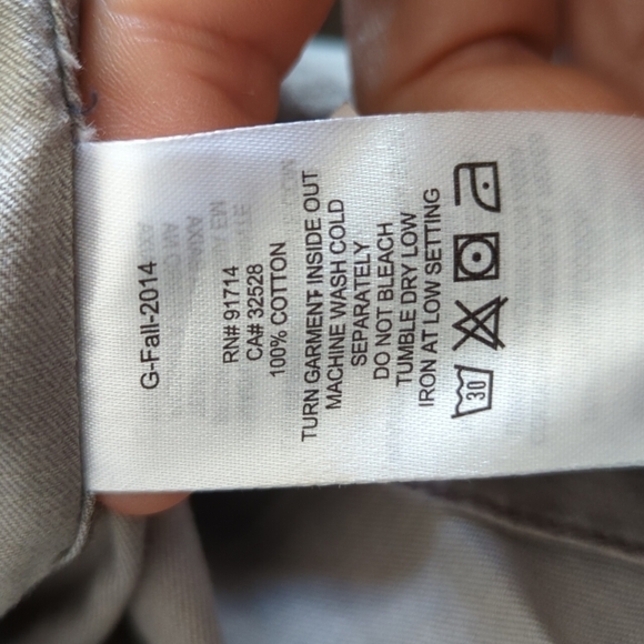 Armani Exchange grey button front shirt small - Picture 7 of 7